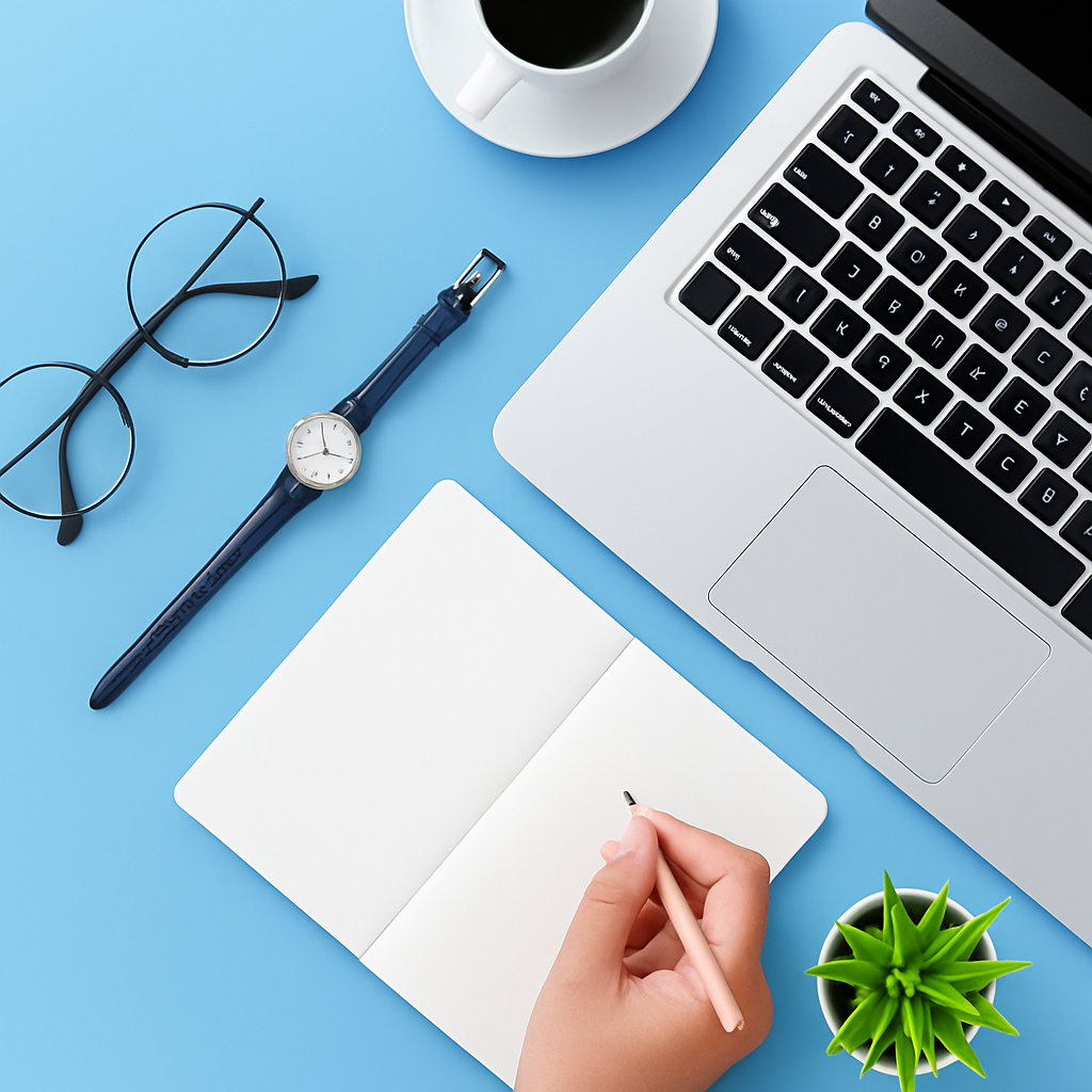 Smiling Filipino entrepreneur with a laptop